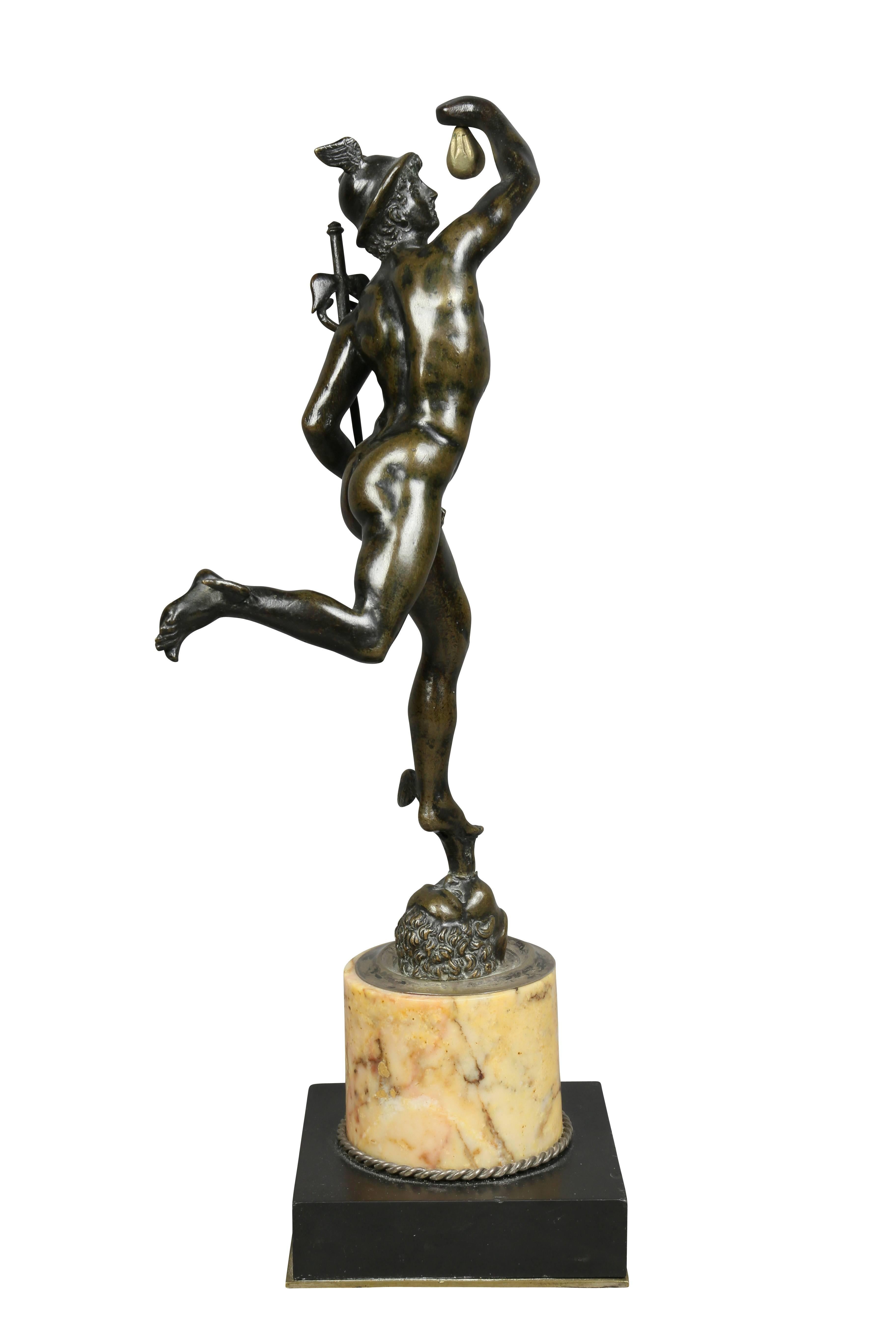 Italian Grand Tour Bronze Figure of Mercury 1