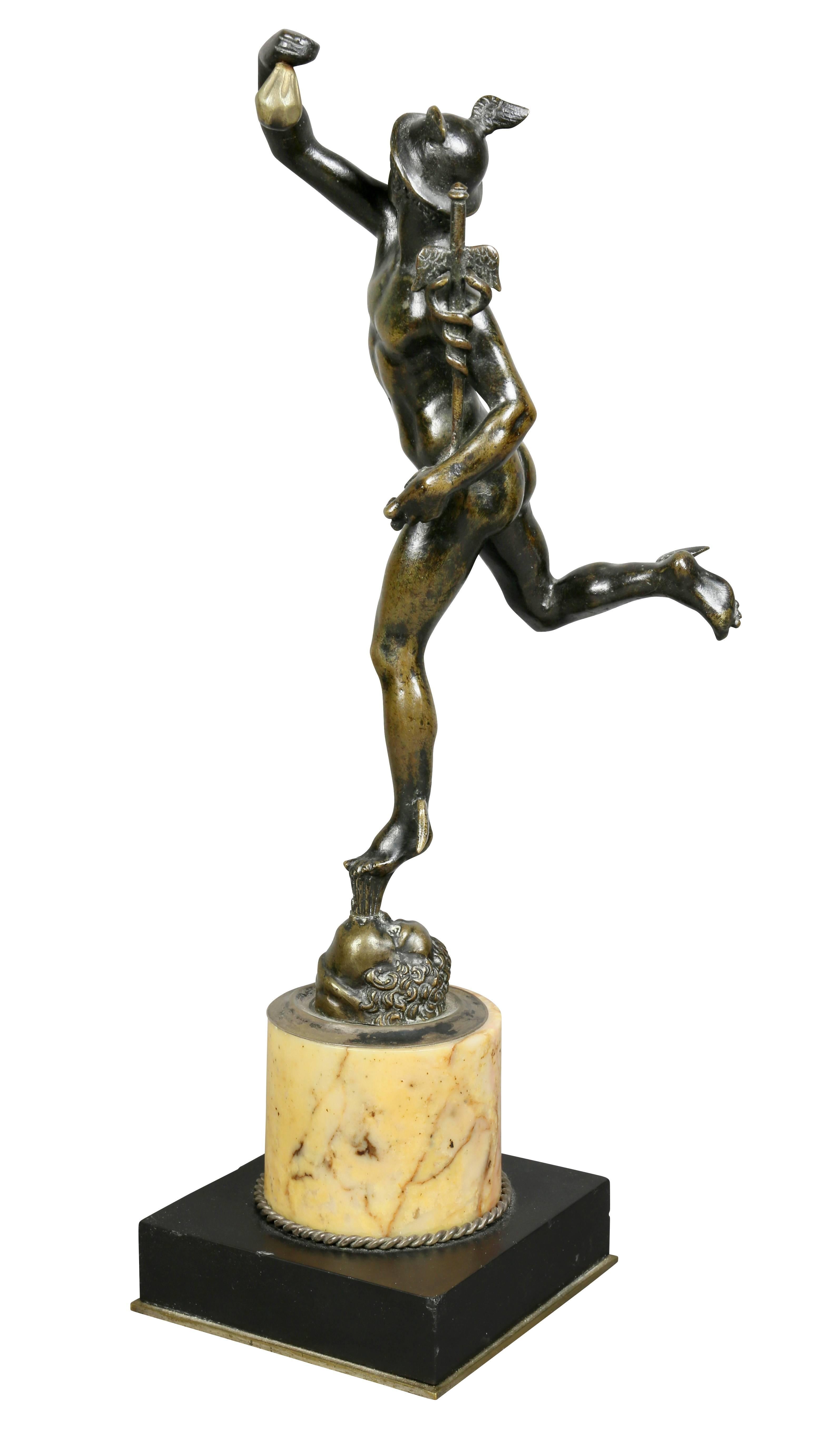 Italian Grand Tour Bronze Figure of Mercury 3