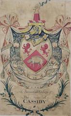 Framed Coat of Arms for Cassidy