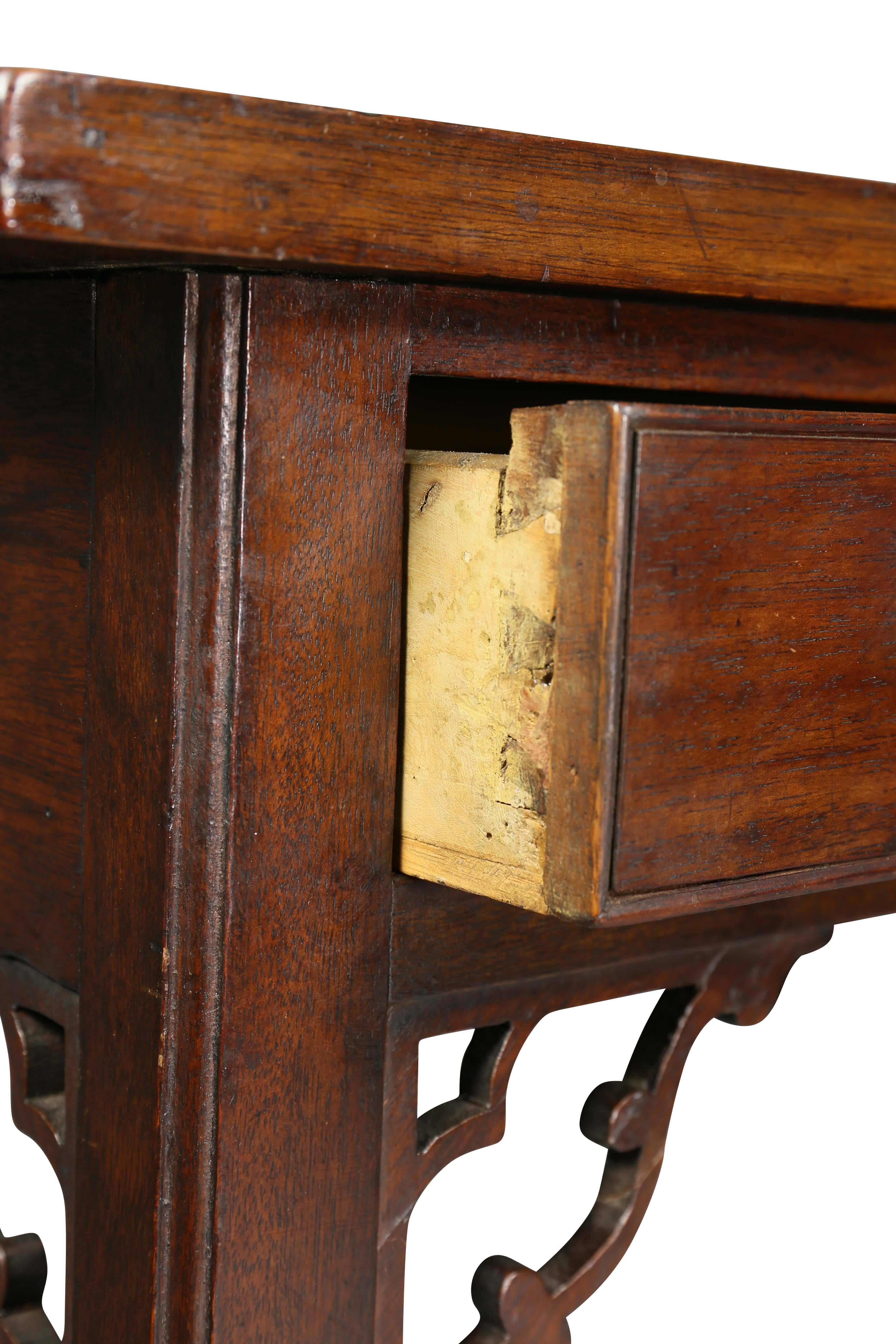 Late 18th Century George III Mahogany Side Table For Sale