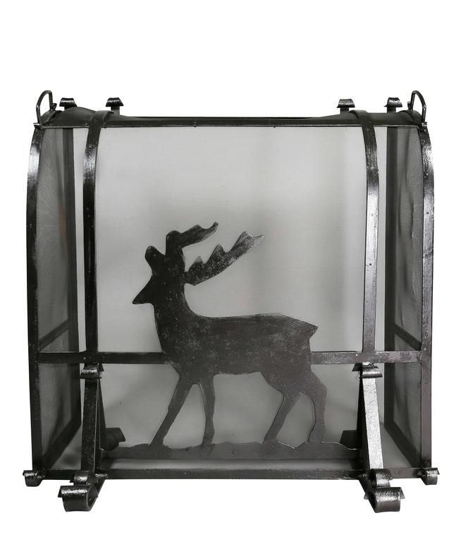 Arts And Crafts Wrought Iron Fireplace Screen For Sale At 1stdibs