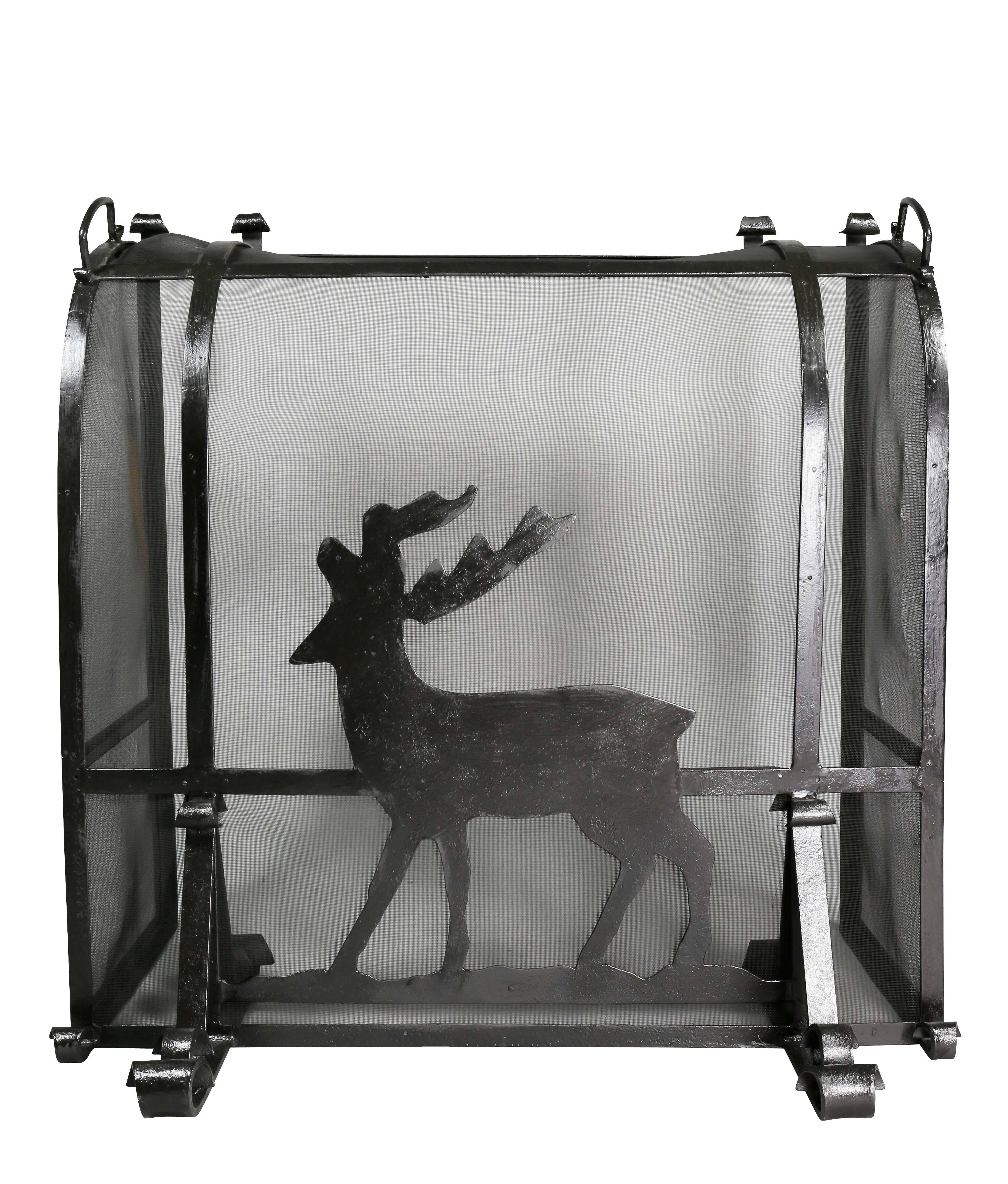 arts and crafts fire screen