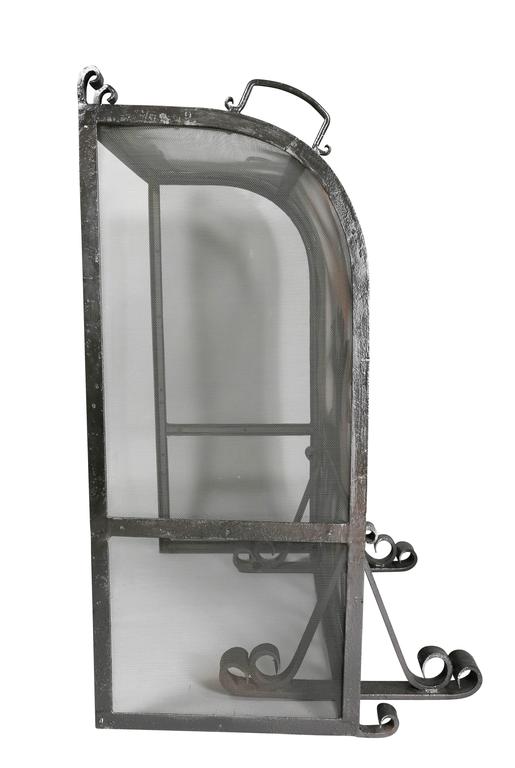Arts And Crafts Wrought Iron Fireplace Screen For Sale At 1stdibs