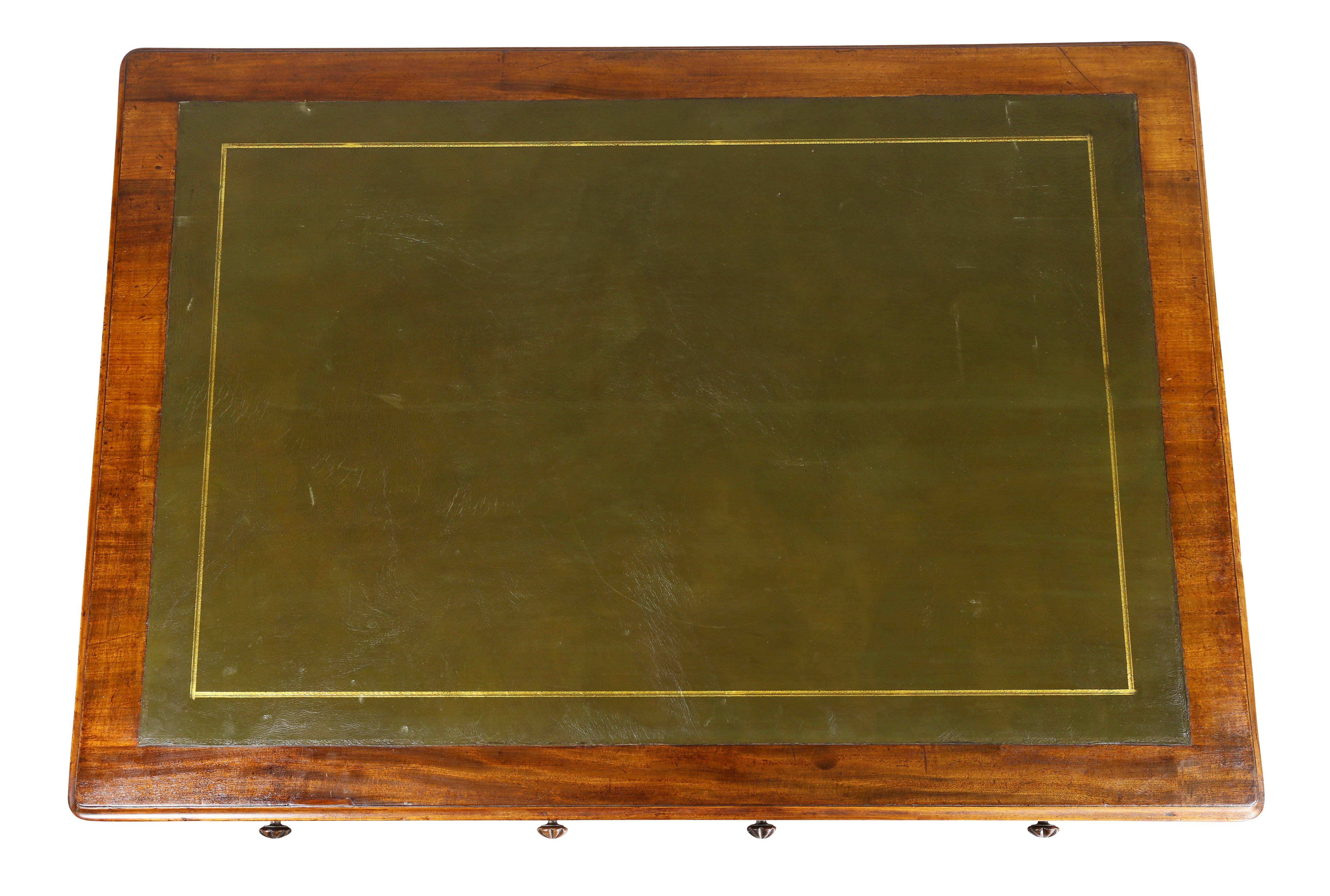Regency Early Victorian Mahogany Writing Table
