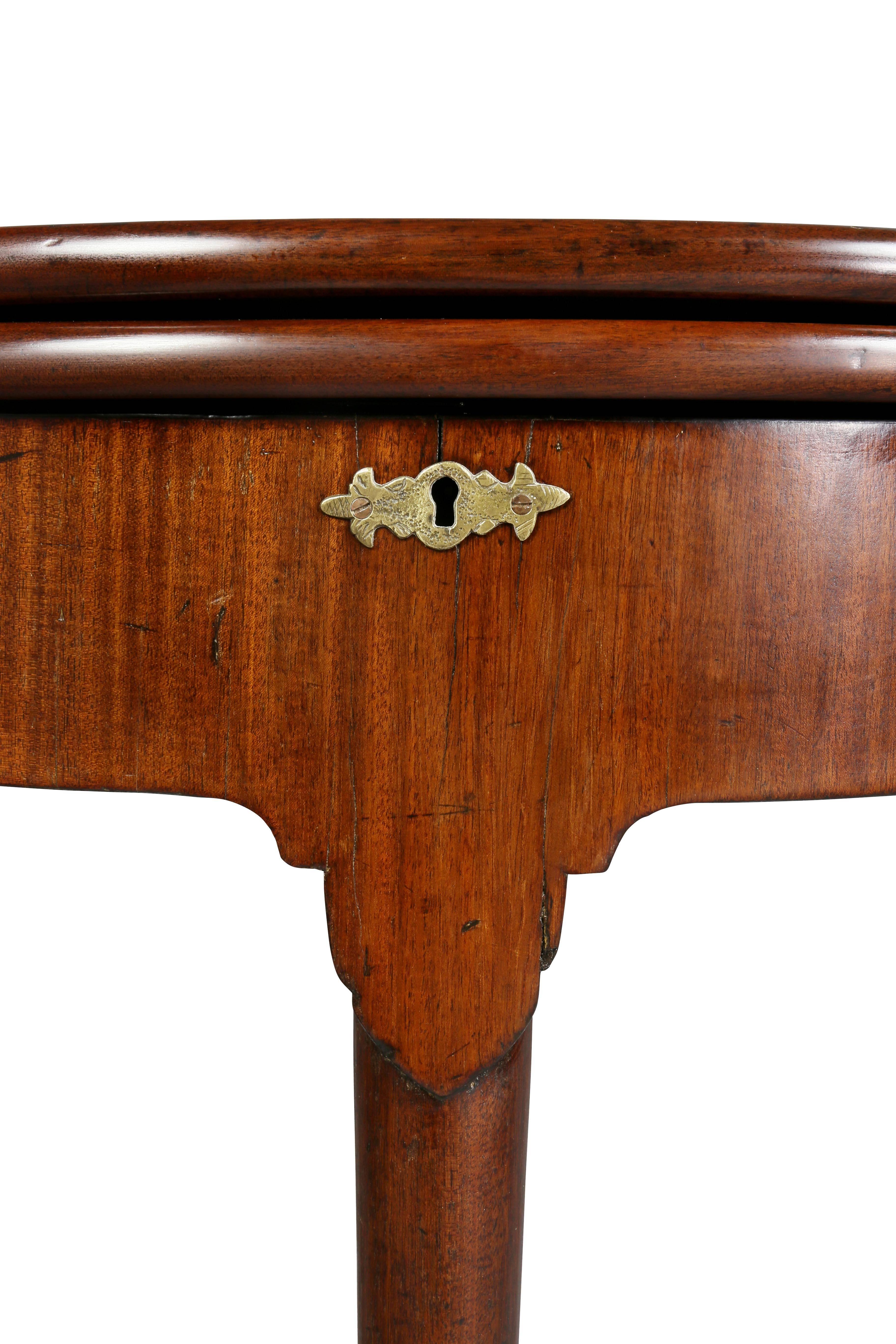 George II Mahogany Games Table 2