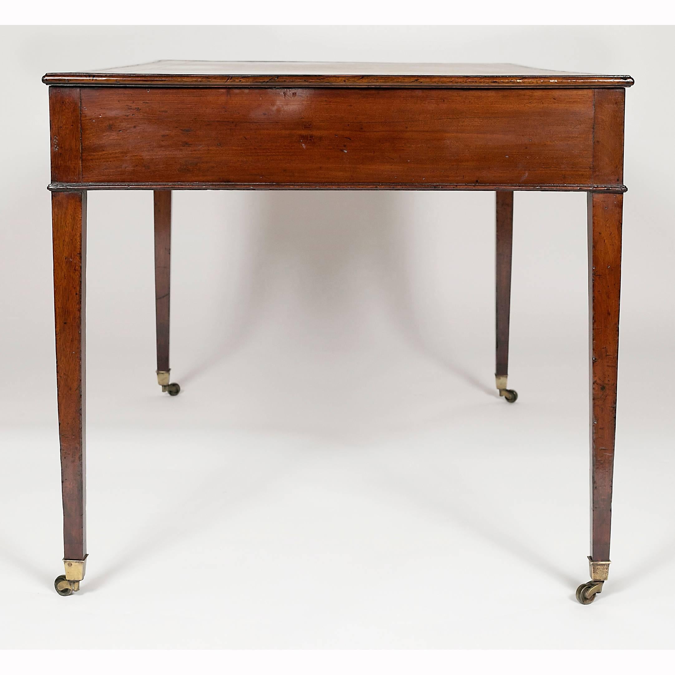 George III Mahogany Writing Table or Desk 4