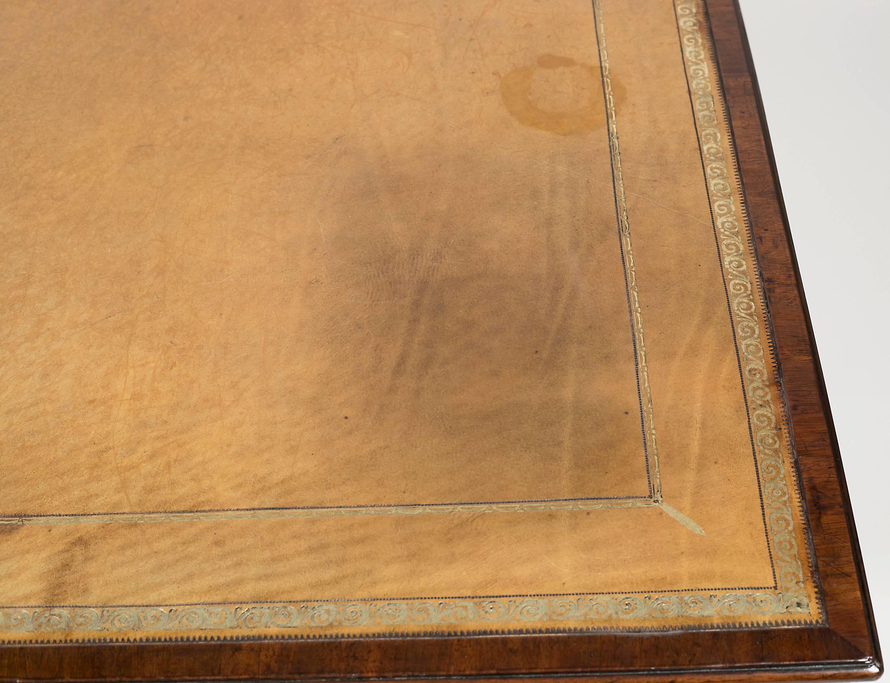 Late 18th Century George III Mahogany Writing Table or Desk
