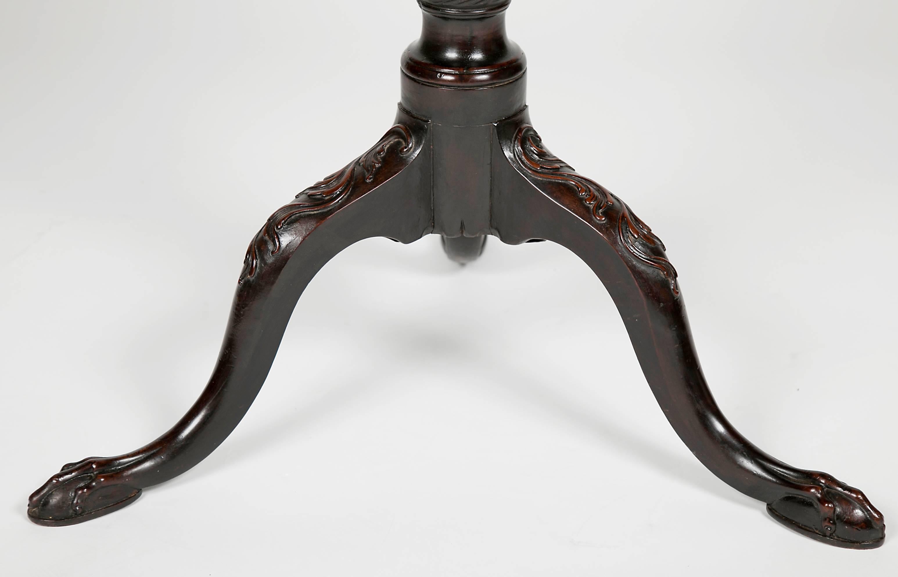 Other George III Mahogany Tilt-Top Candlestand