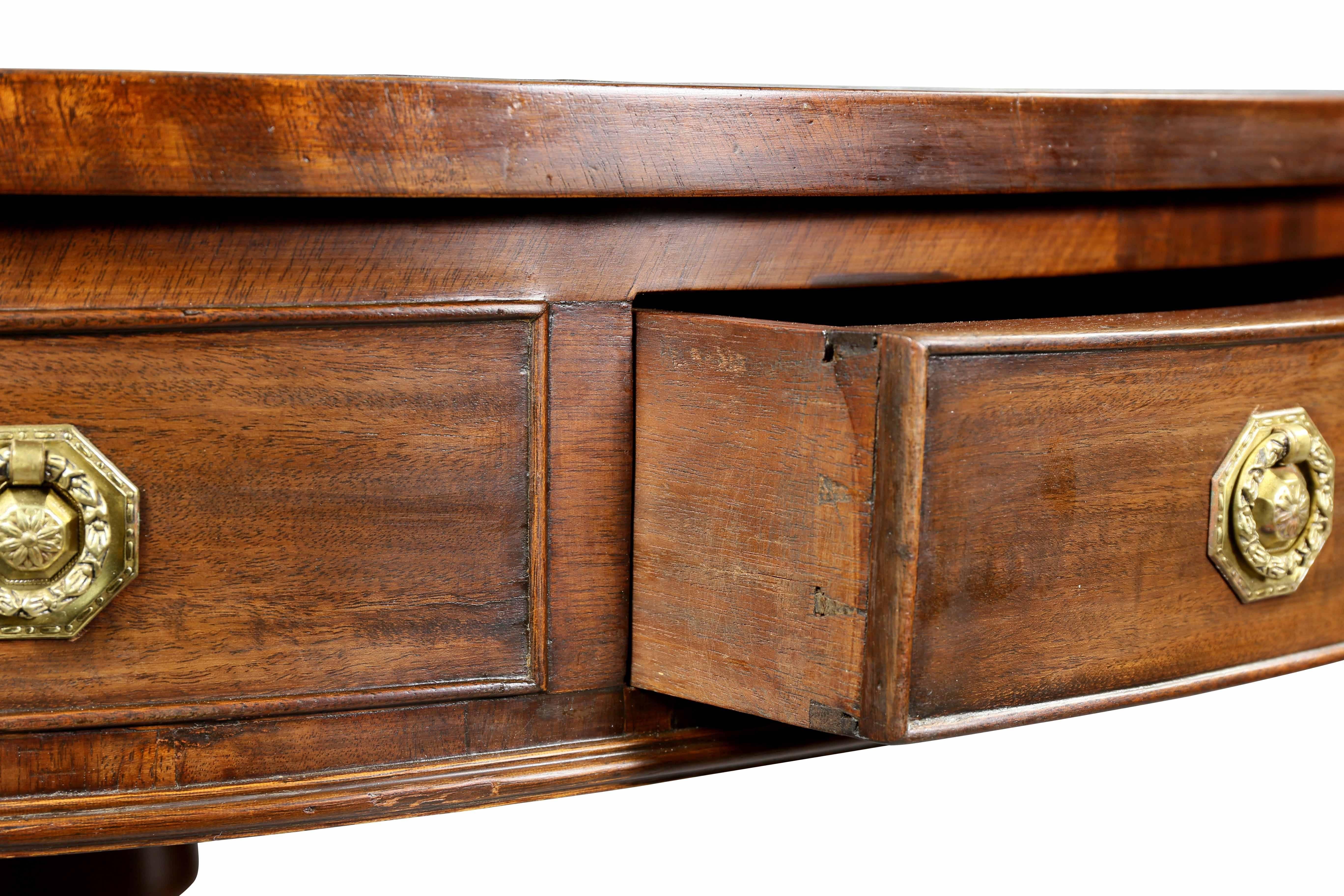 Early 19th Century Regency Style Mahogany Drum Table