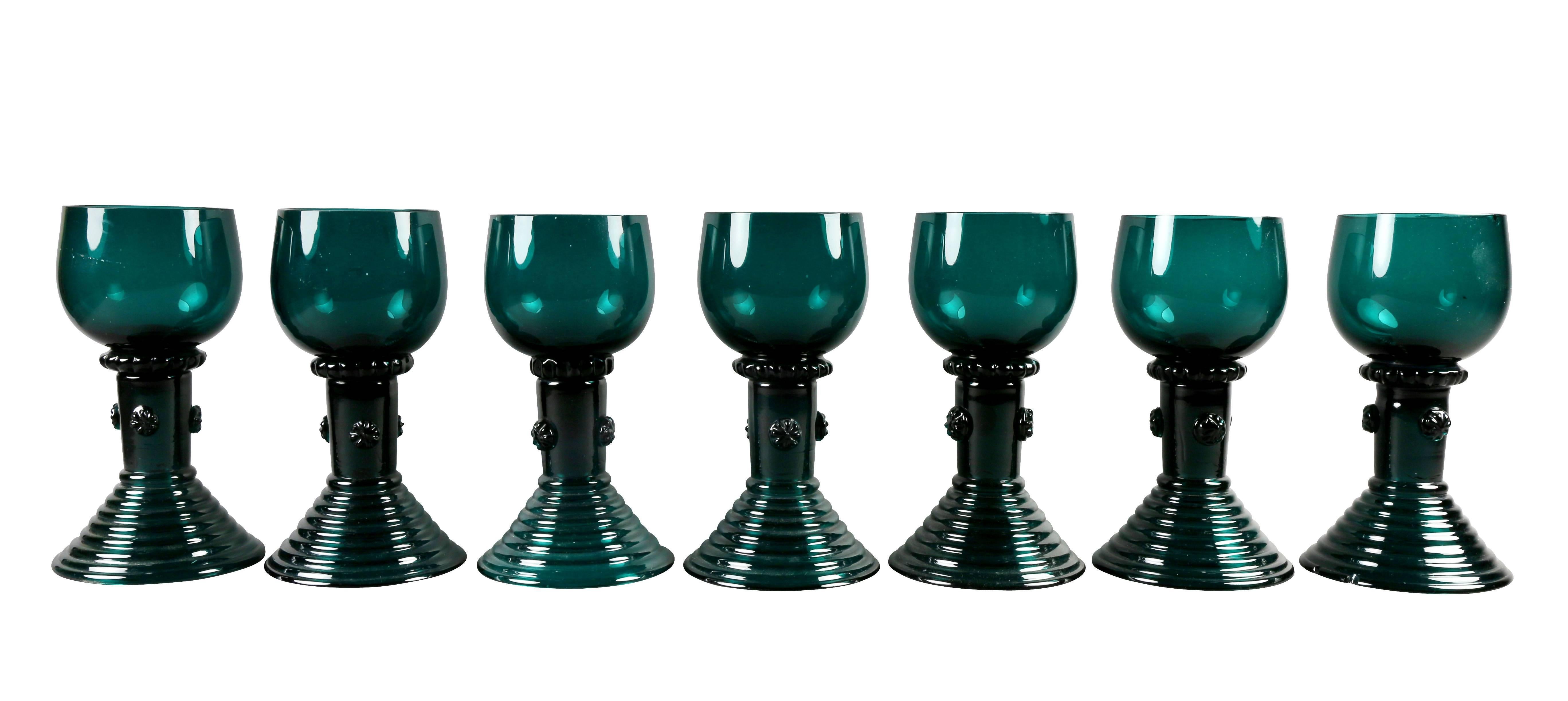 Other Collection of 61 Green Glasses