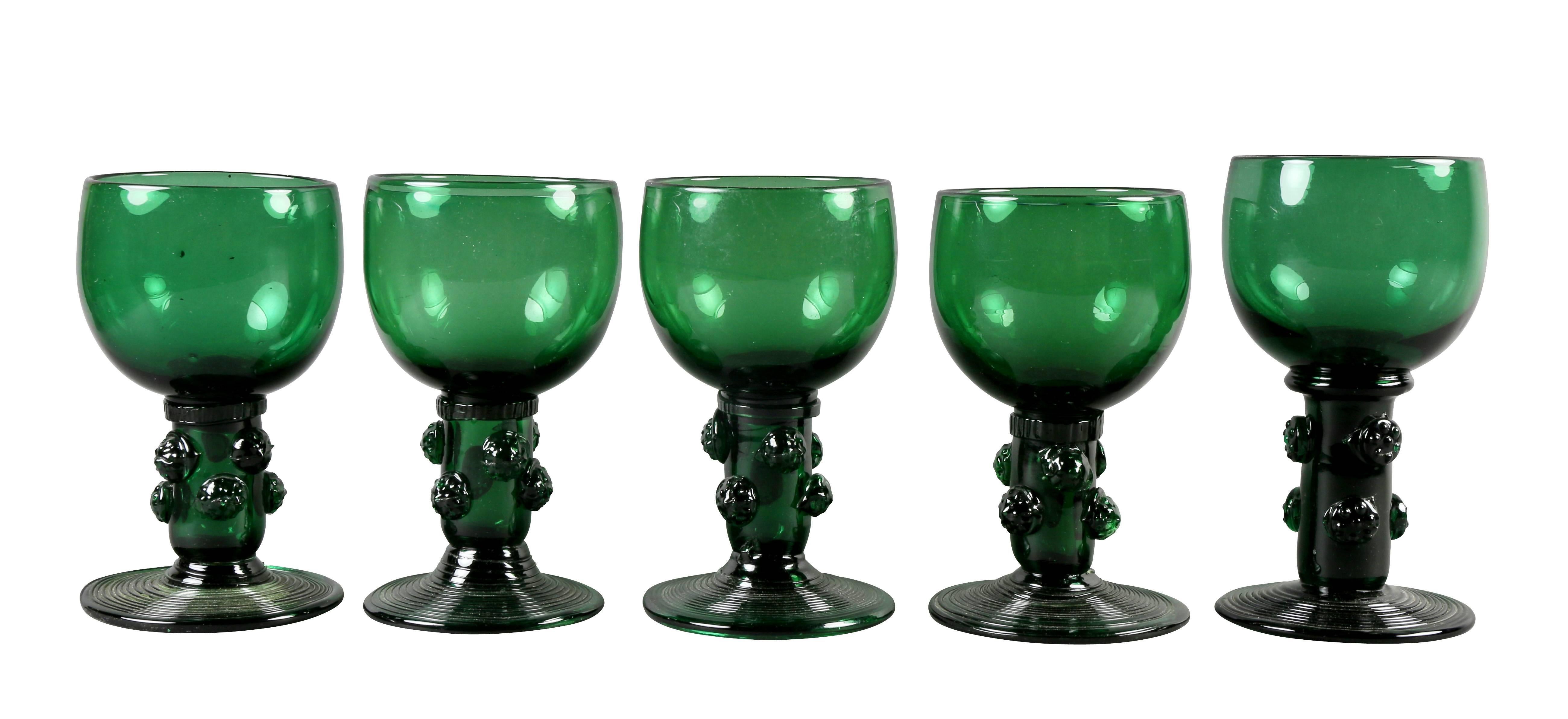 Collection of 61 Green Glasses 3