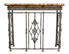 Wrought Iron Console/ Radiator Cover
