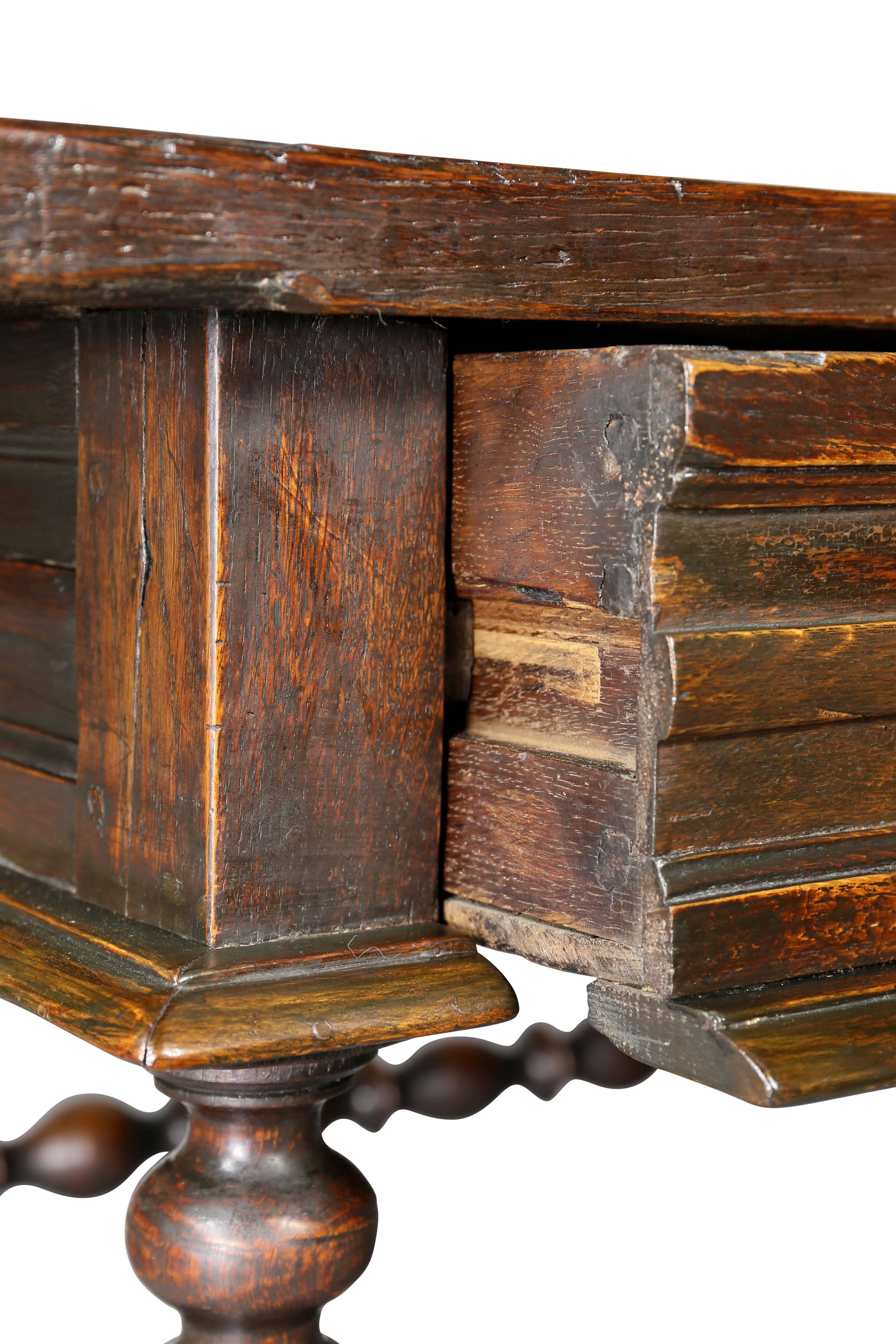 Late 17th Century Charles II Oak Tavern Table