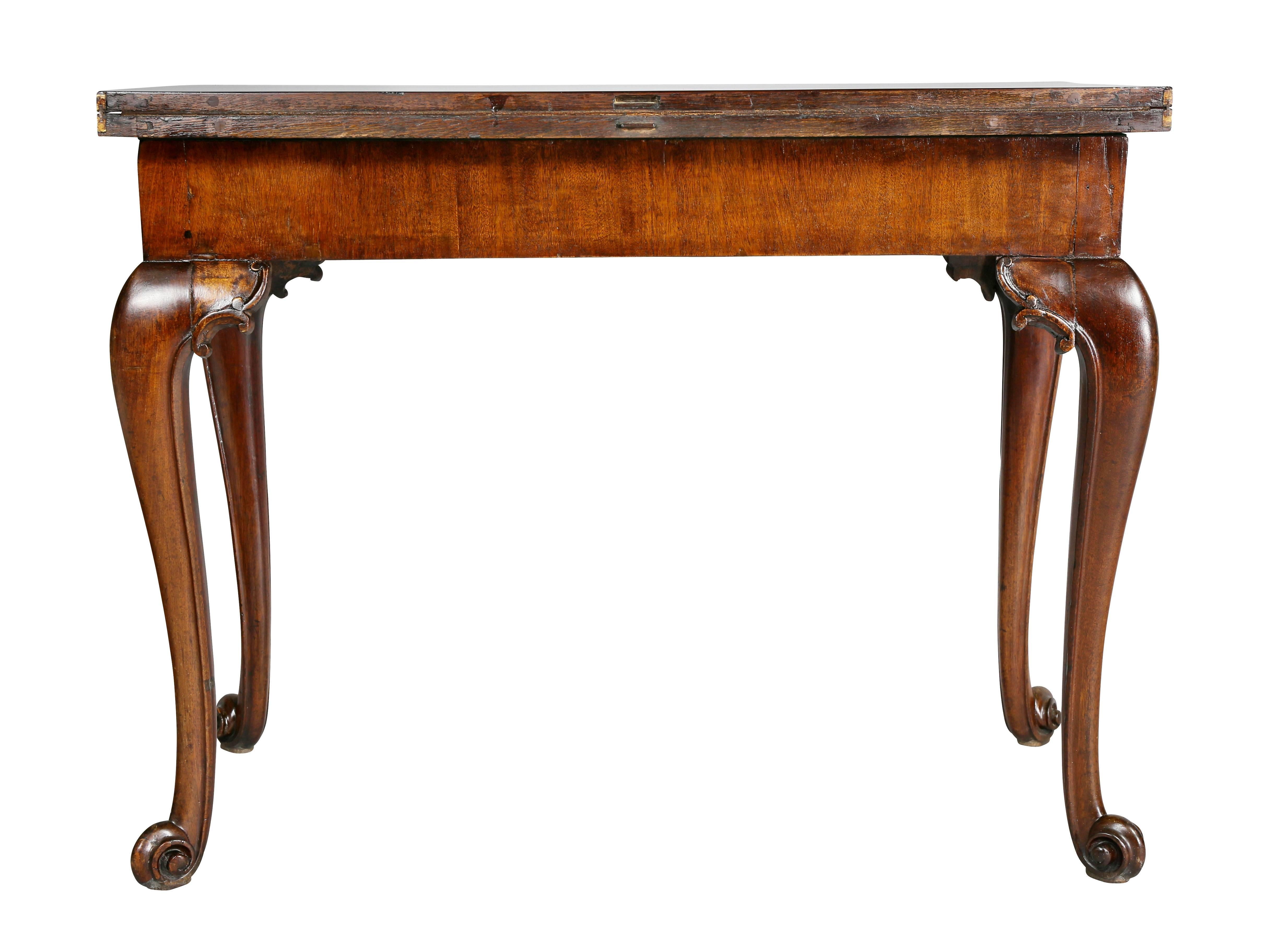 George III Mahogany Games Table 5