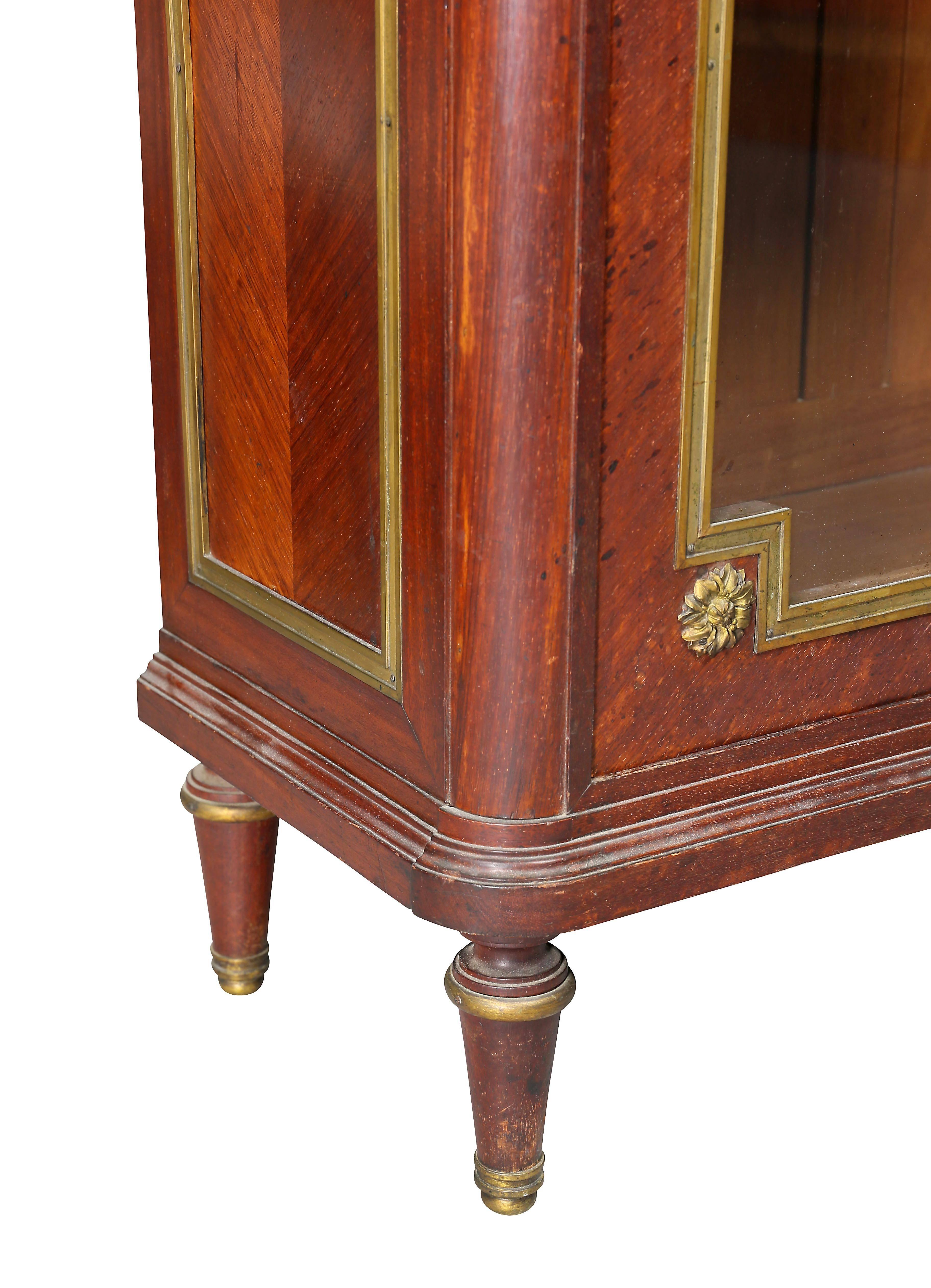 Louis XVI Style Tulipwood and Ormolu-Mounted Petit Cabinet 2