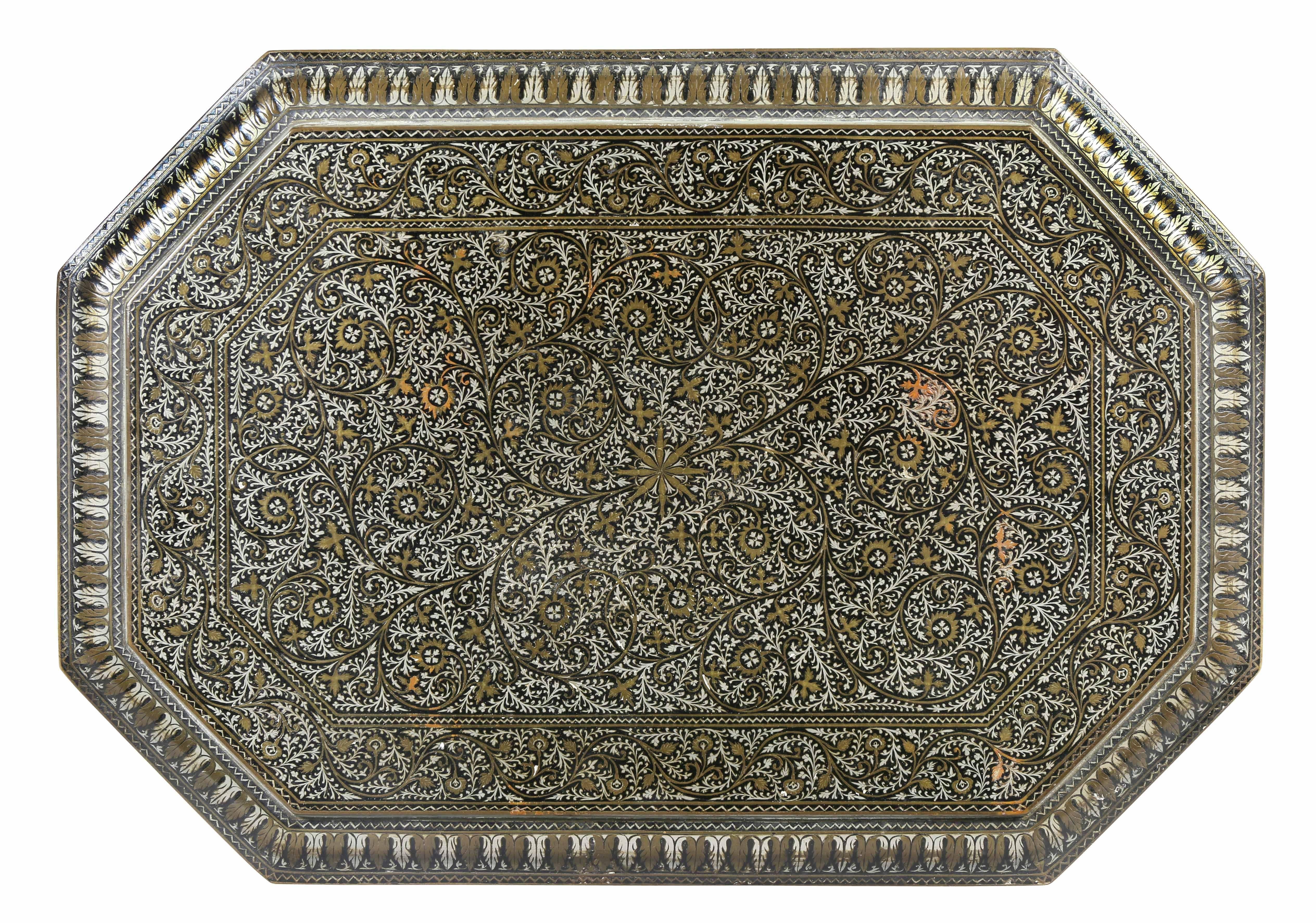 Victorian Indian Steel Koftgari Box