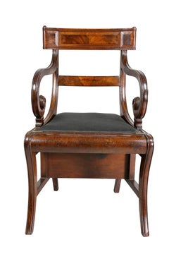 Regency Mahogany Metamorphic Armchair