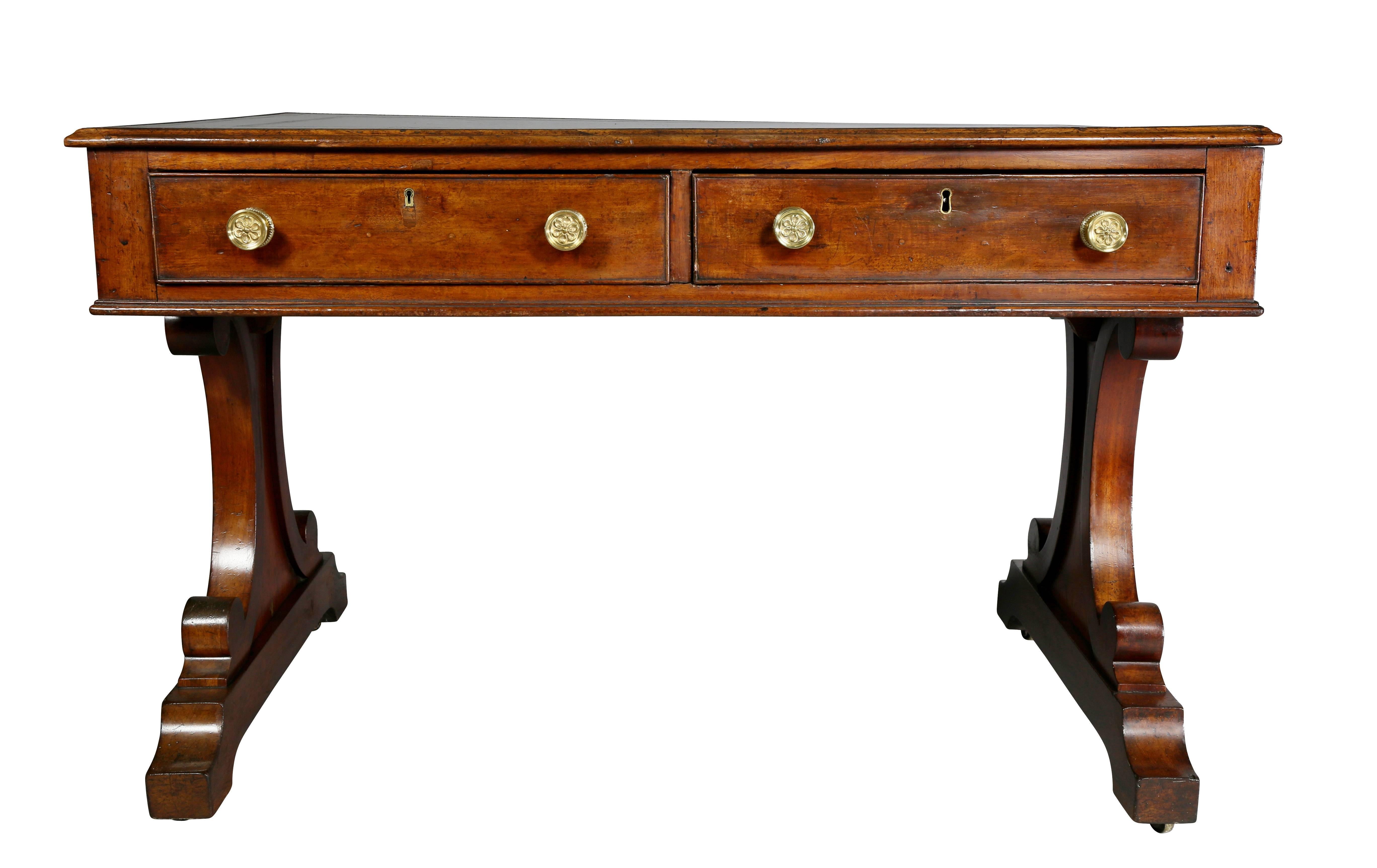 William iv Mahogany Writing Table For Sale 3