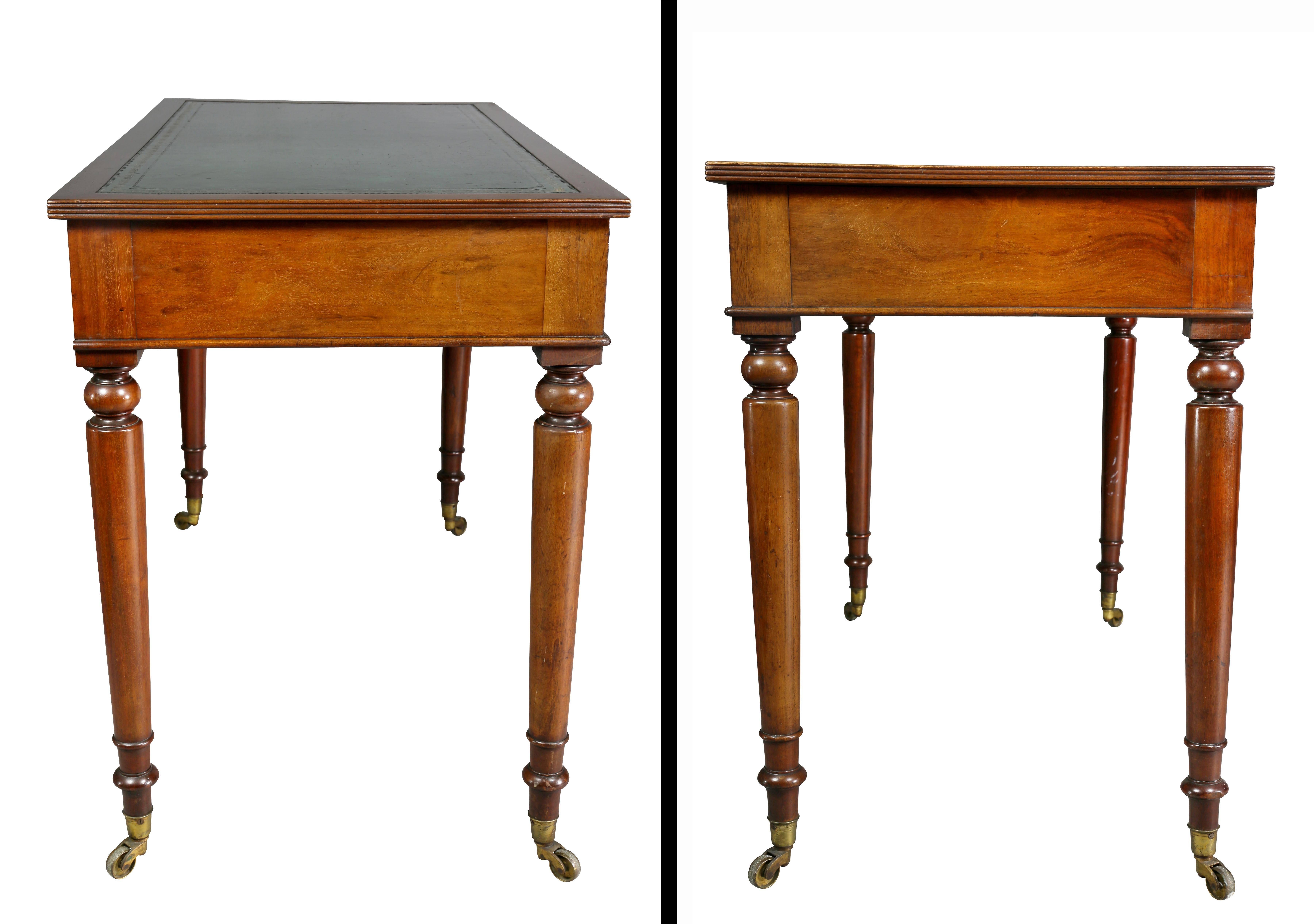 Royal Early Victorian Mahogany Writing Table from Windsor Castle 1