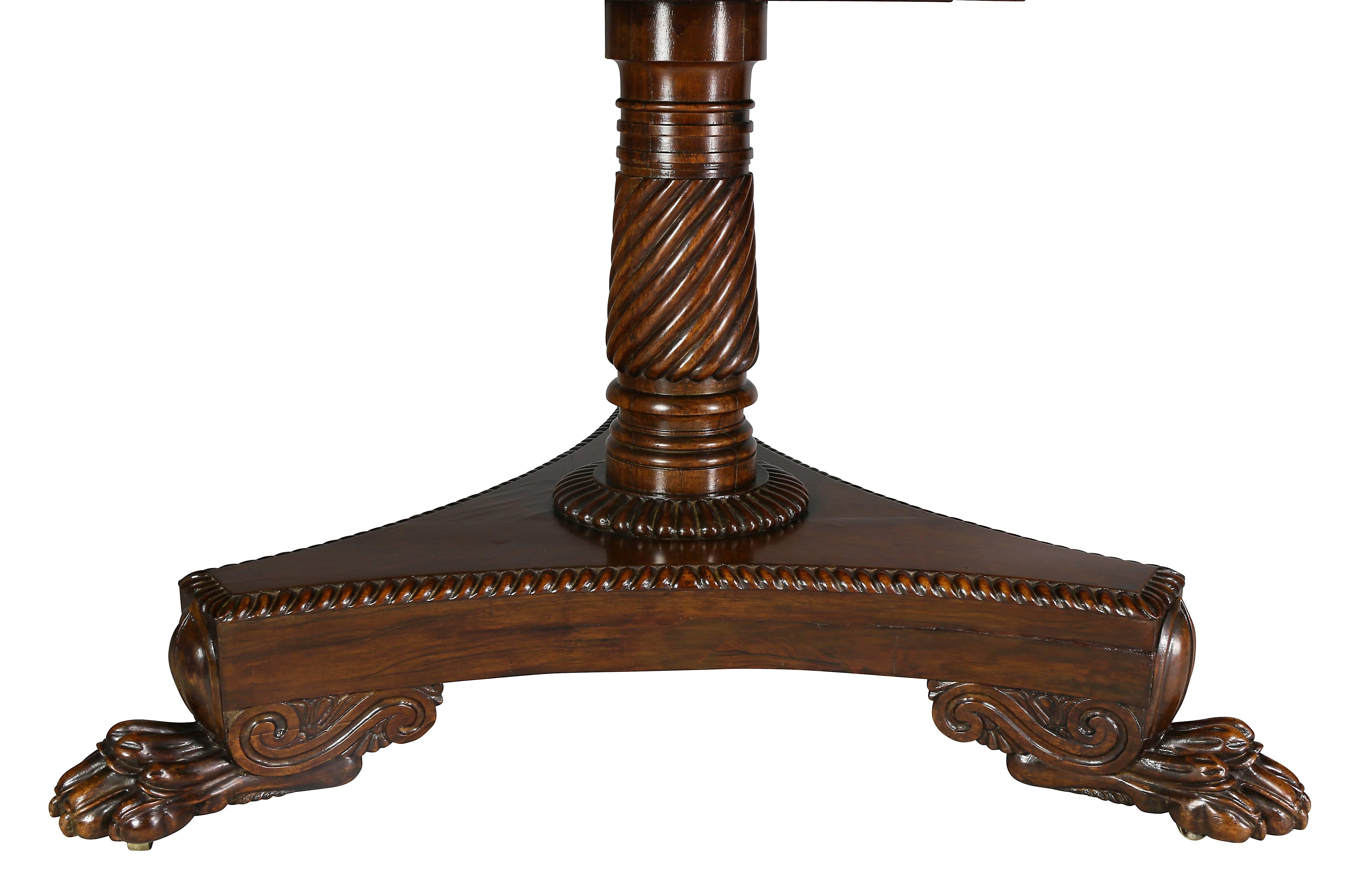 William IV Rosewood Breakfast Table 1