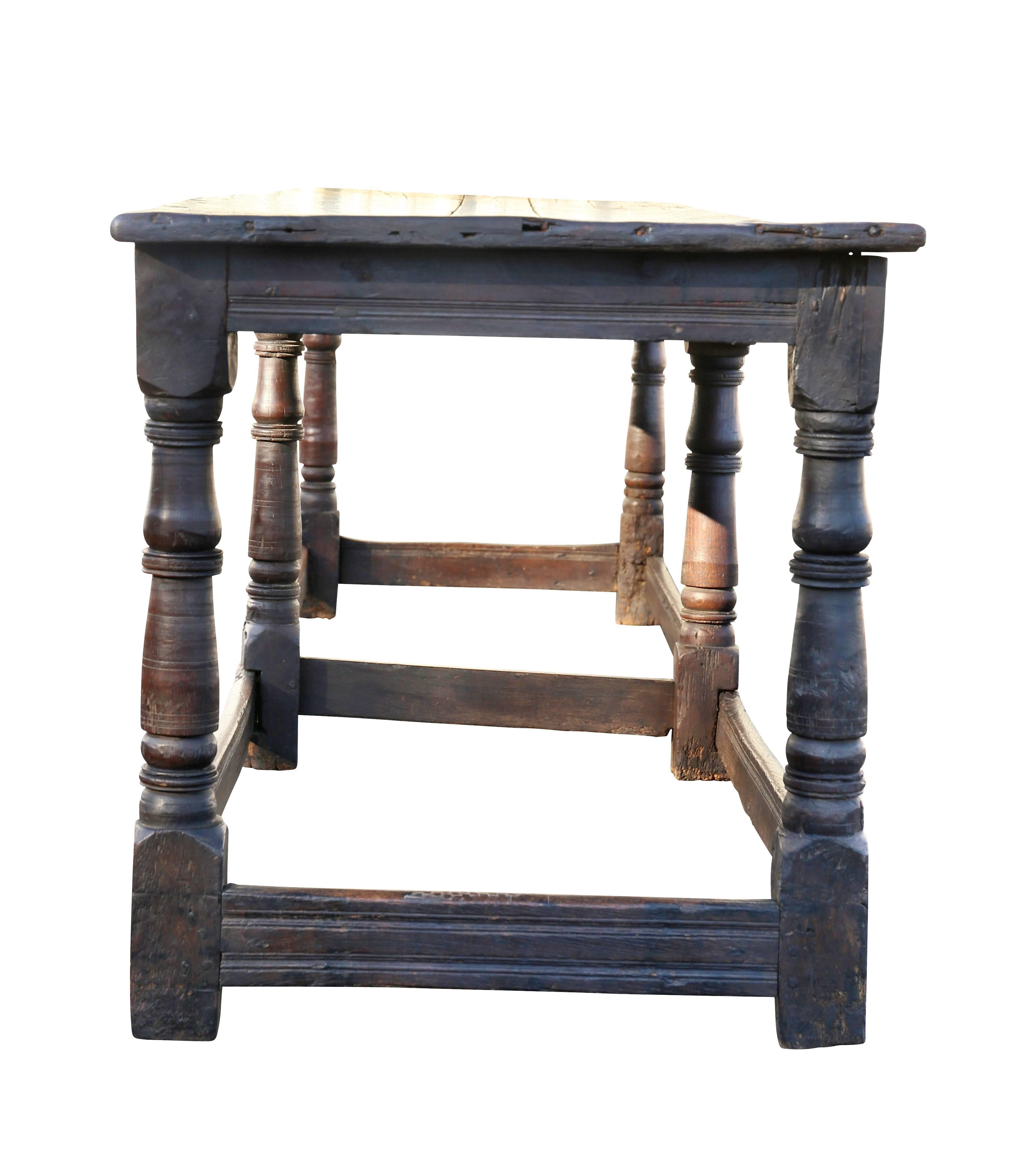 Jacobean Oak Refrectory Table 3