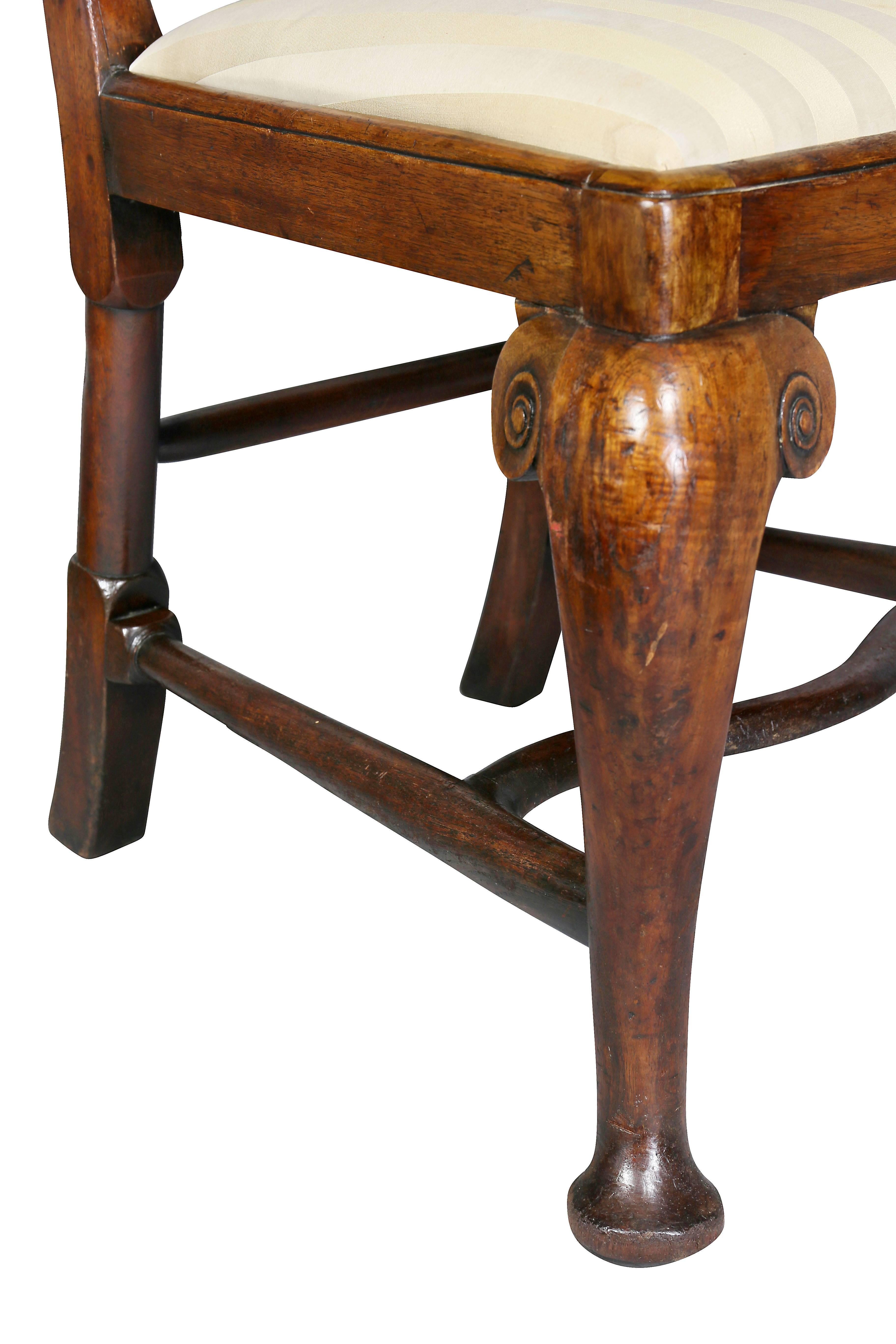 Mid-18th Century Irish Georgian Walnut Side Chair