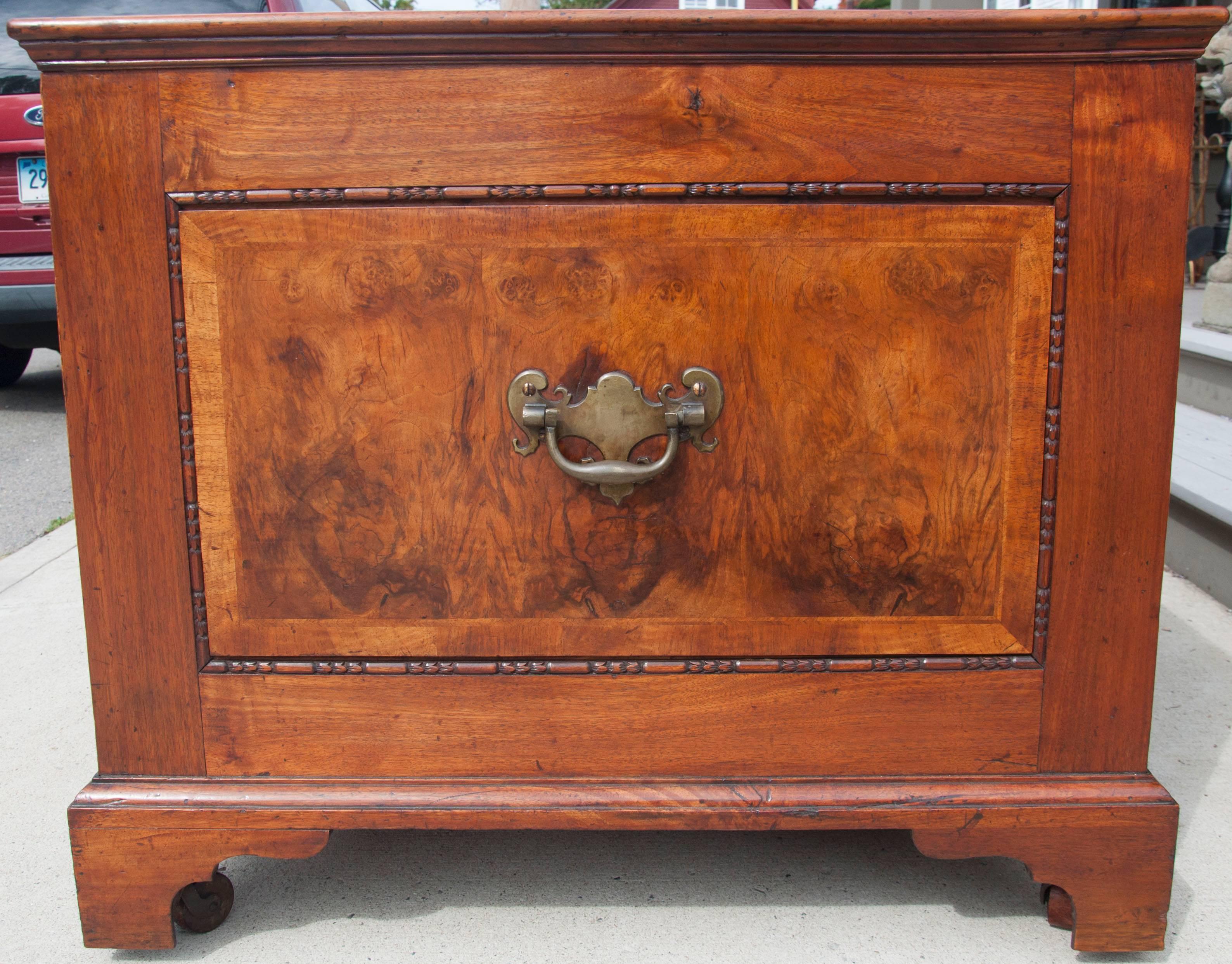 Fine George II Style Figured Walnut Partners Desk 1