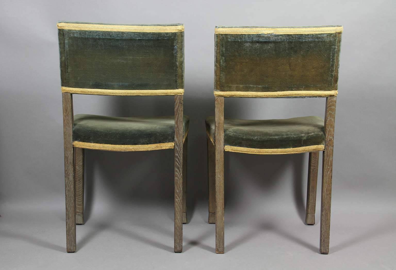 Pair of George VI Coronation Chairs 1