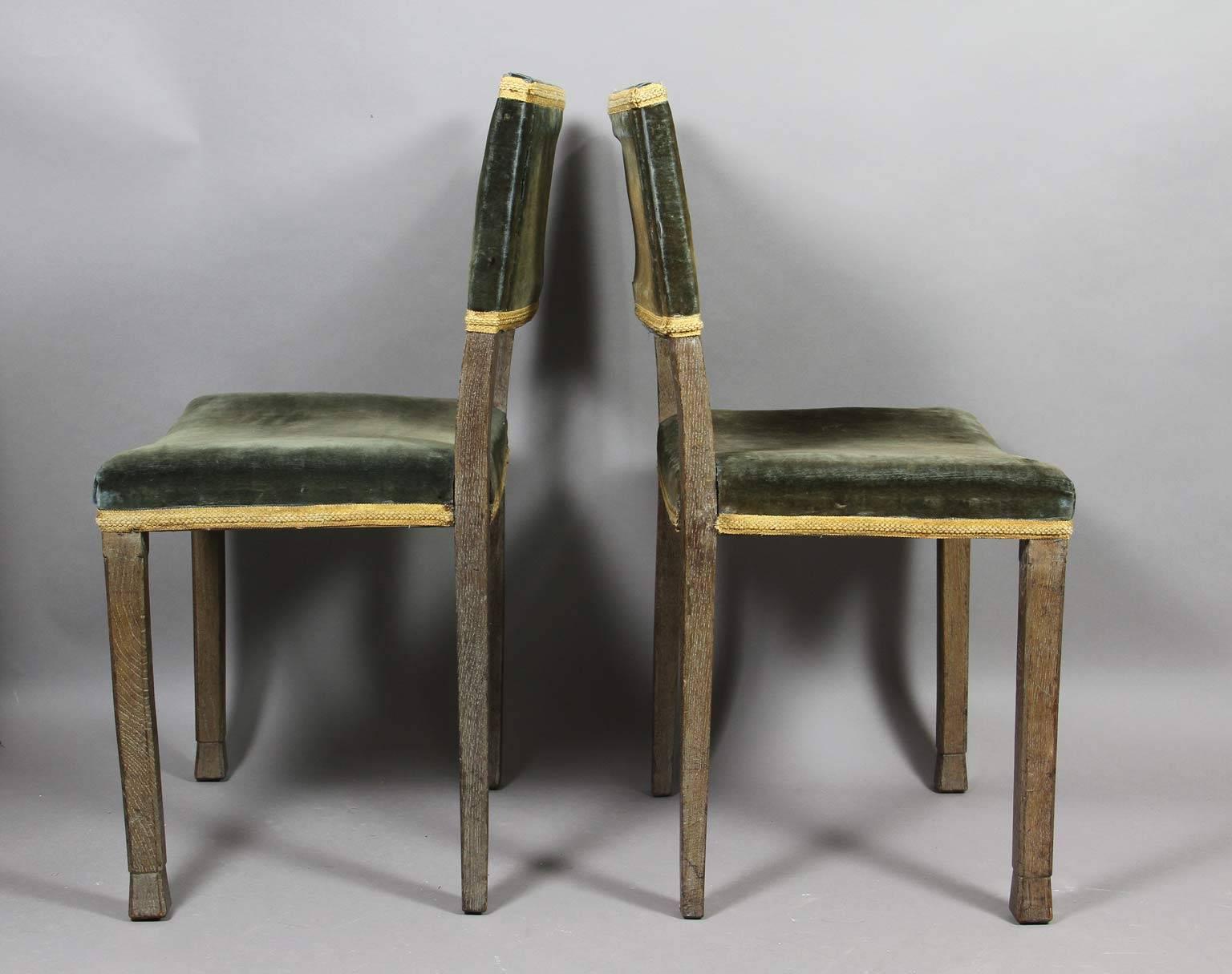 Pair of George VI Coronation Chairs 2