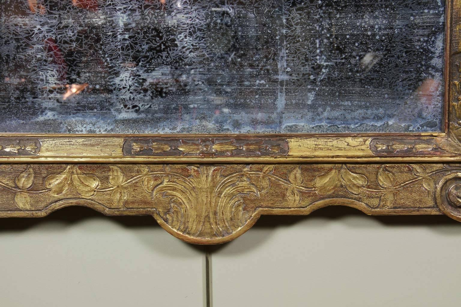 Early 18th Century George I Style Giltwood Mirror