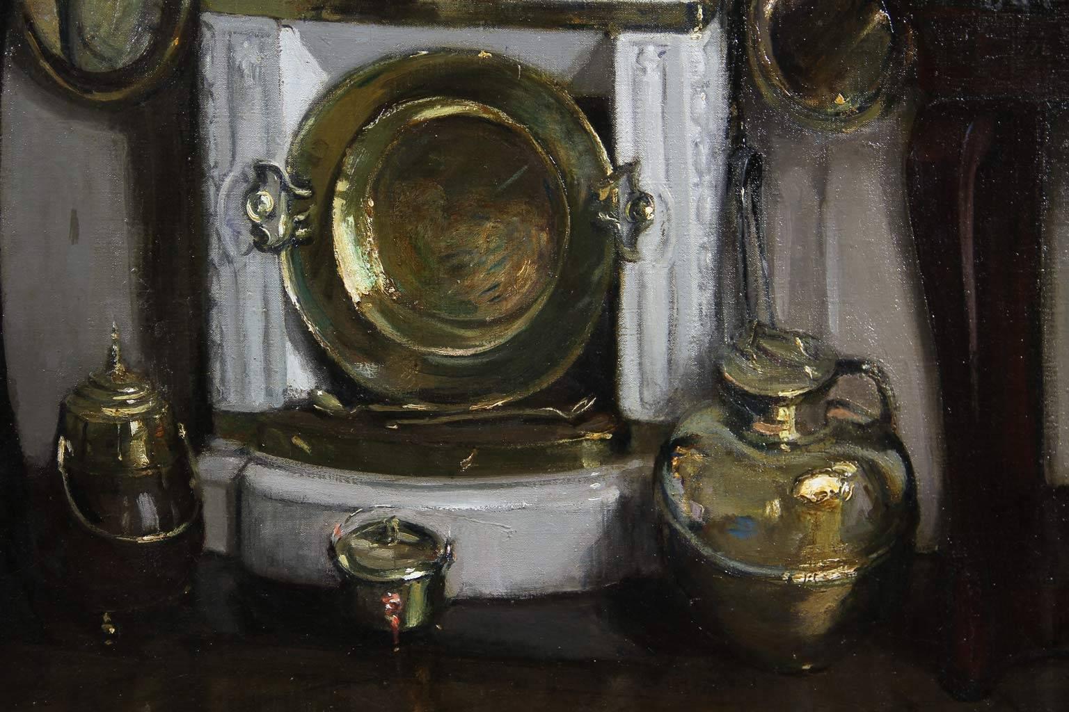 20th Century Framed Oil on Canvas 