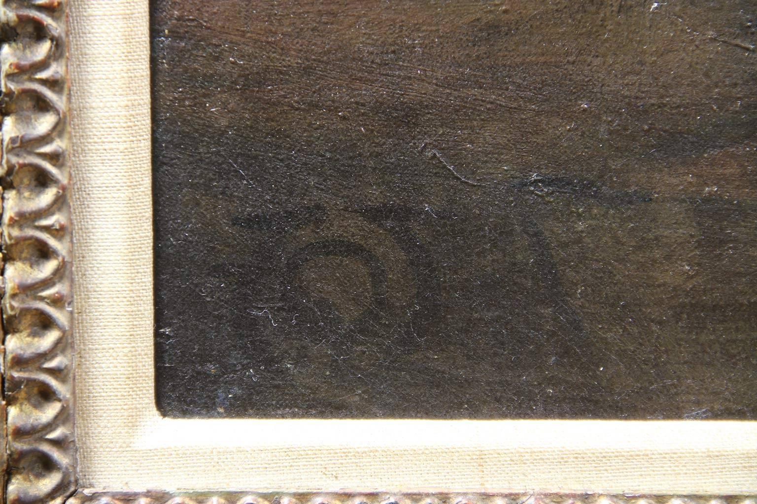 Framed Oil on Canvas 