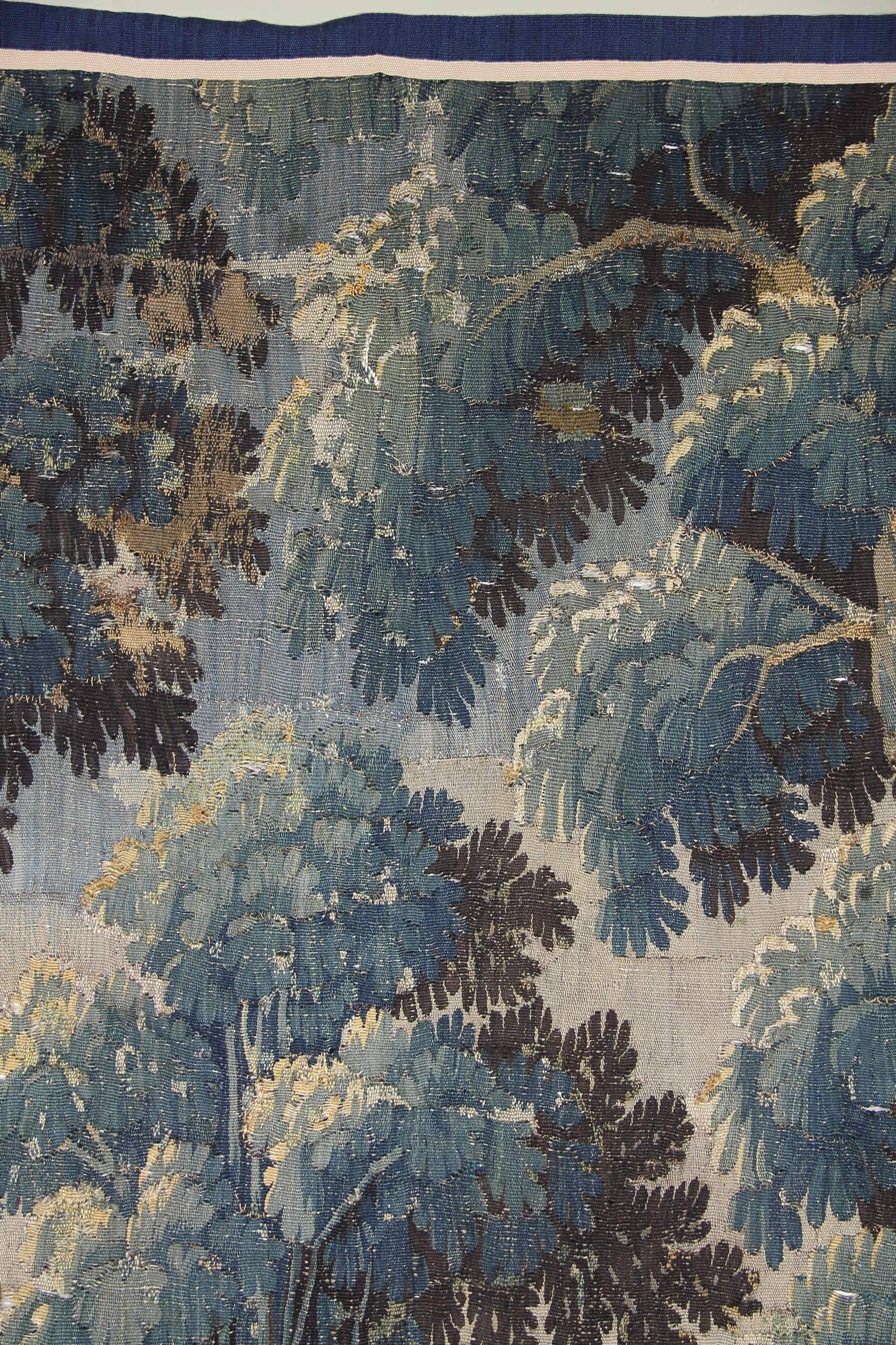 Flemish Verdure Tapestry Fragment 2
