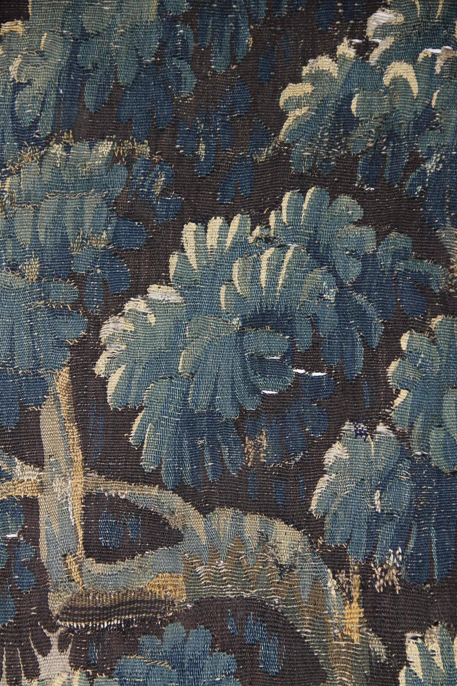 Flemish Verdure Tapestry Fragment 4