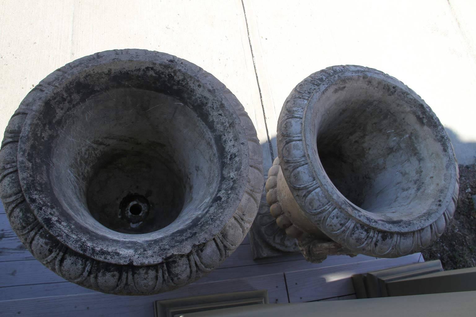 Pair of English Terra Cotta Garden Urns by J. Stiff and Sons 4