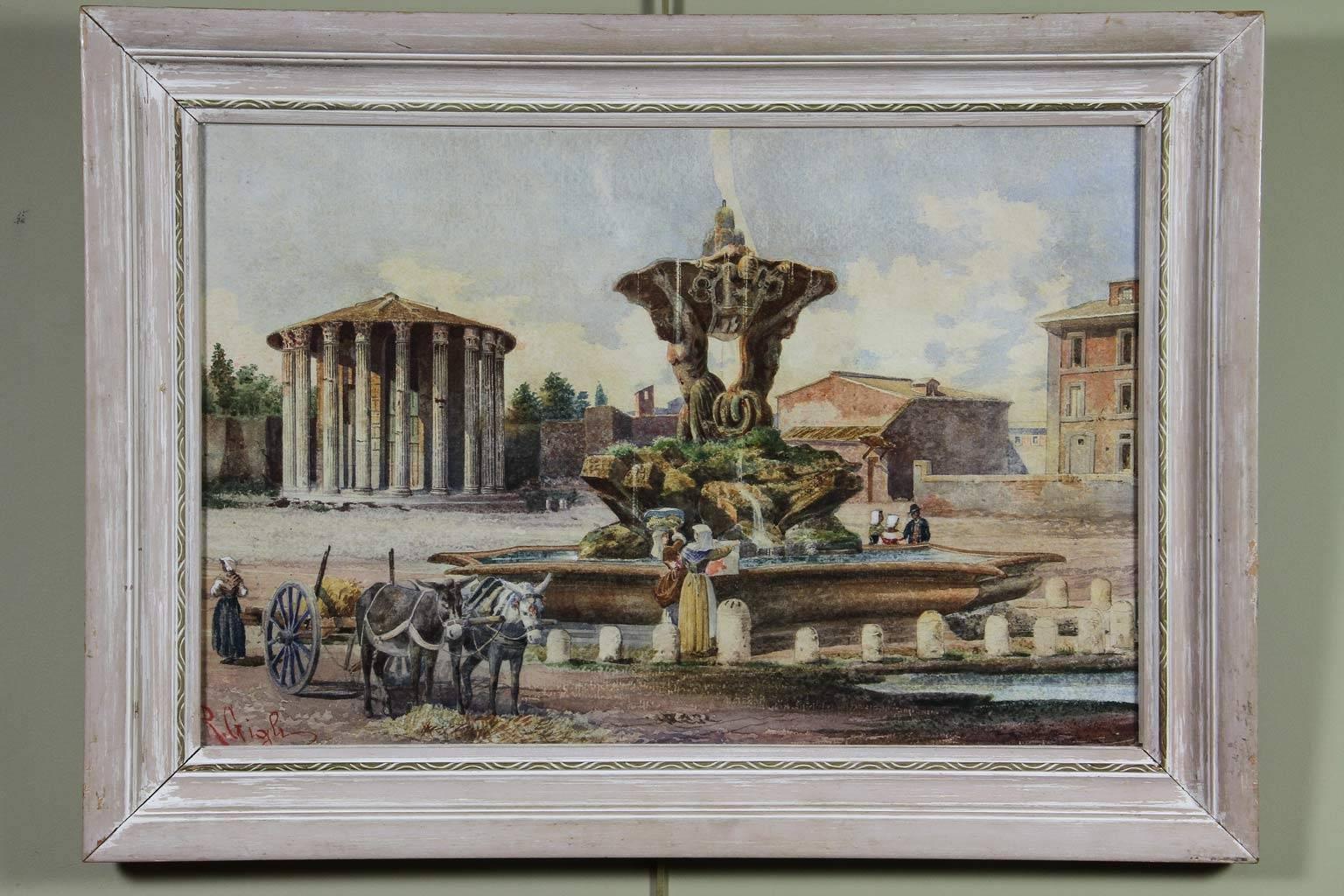 One of the Pantheon, another Vespasians Temple and The Temple of Hercules Victor. All signed by different artists.