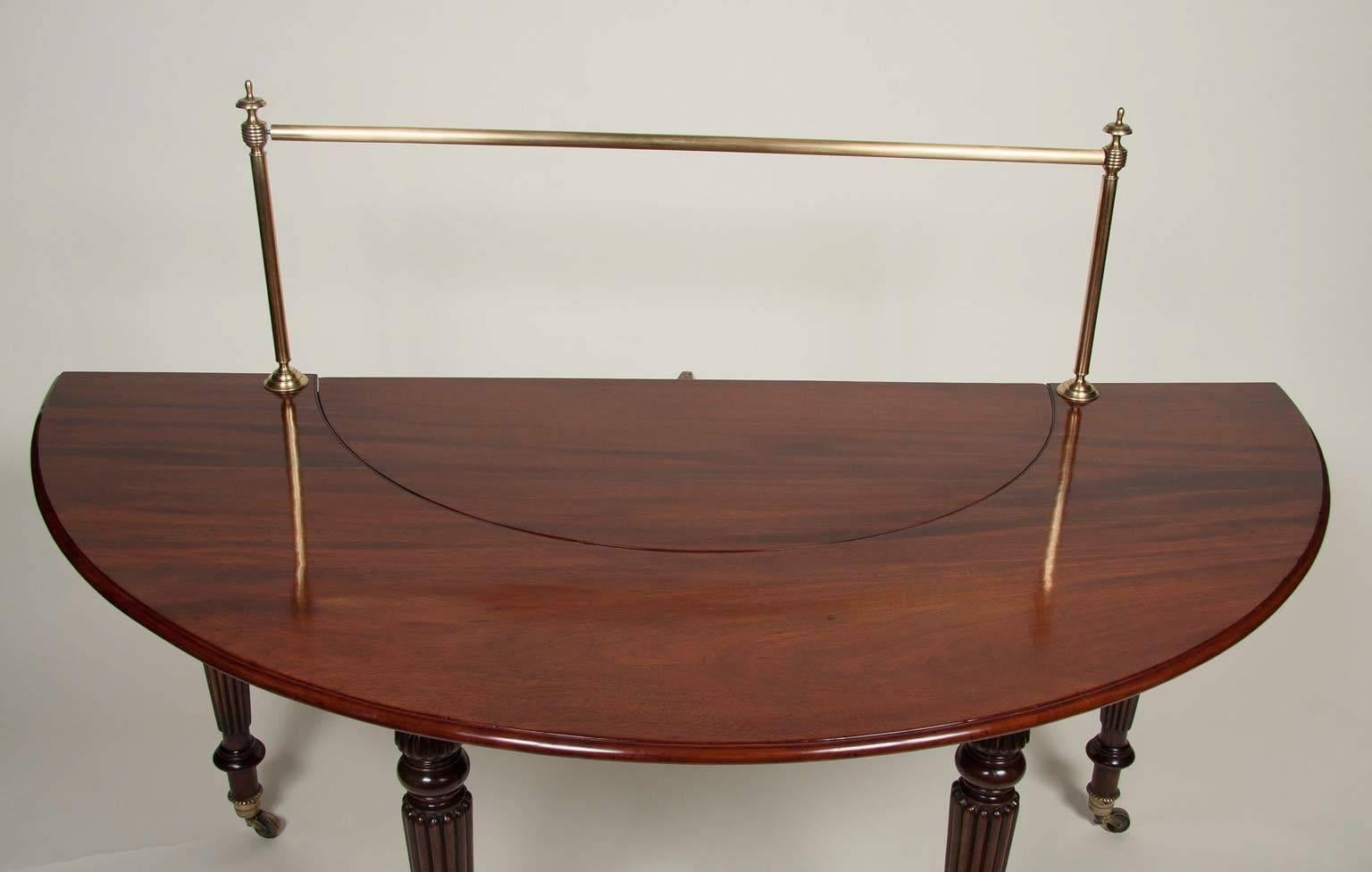 English Regency Mahogany Drinks Table