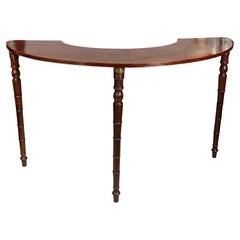 Antique Regency Mahogany And Brass Campaign Drinks Table