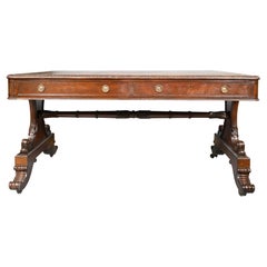 Mesa de escritorio de caoba Regency