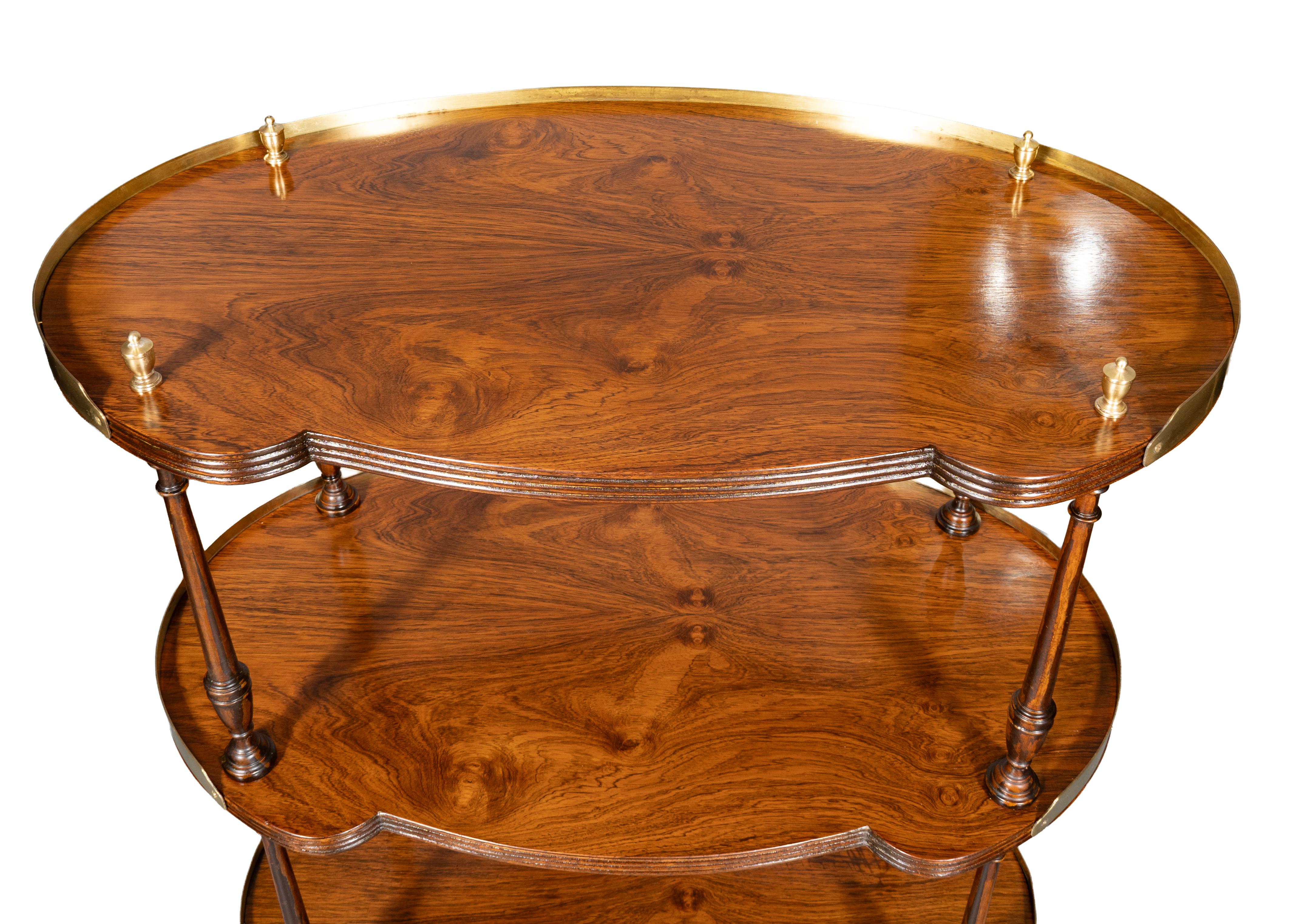 Mesa de campaña de palisandro estilo Regencia en venta 2