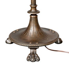 Oscar Bach Art Deco Bronze Floor Lamp