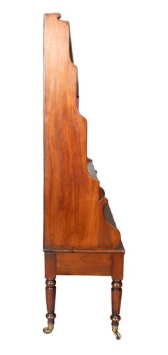 Librería abierta de caoba Regency