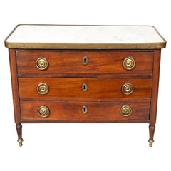 French Directoire Mahogany Miniature Commode