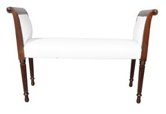 Federal Mahogany Window Bench