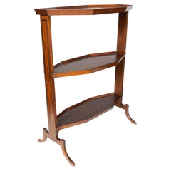 Directoire Mahogany, Ebony And Brass Inlaid Table