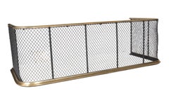 Regency Brass And Wire Fire Fender