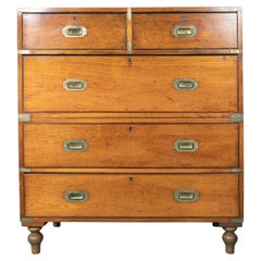 Victorian Mahogany Campaign Chest