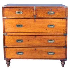 Victorian Mahogany Campaign Chest