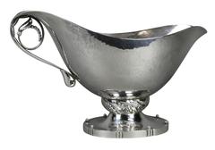 Georg Jensen Sterling Blossom Pattern Sauce Boat