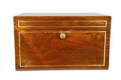 Edwardian Rosewood Benson and Hedges Humidor